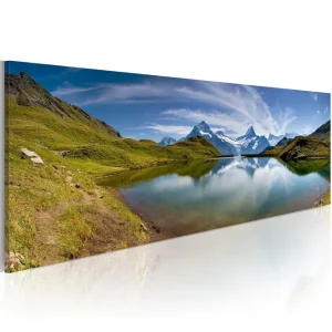 Tavla Mountain Lake 135x45 cm - Inredning Kampanj