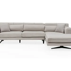 Billig Jivago Divansoffa Höger Beige/Svart - Möbler