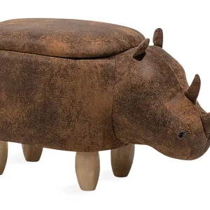 Rhino Sittpuff 60 cm Brun - Möbler Reapris