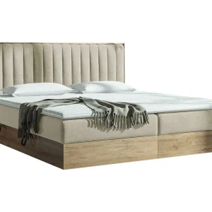 Förvaringssäng HARMONY 140x200 Beige - Möbler Rabatt