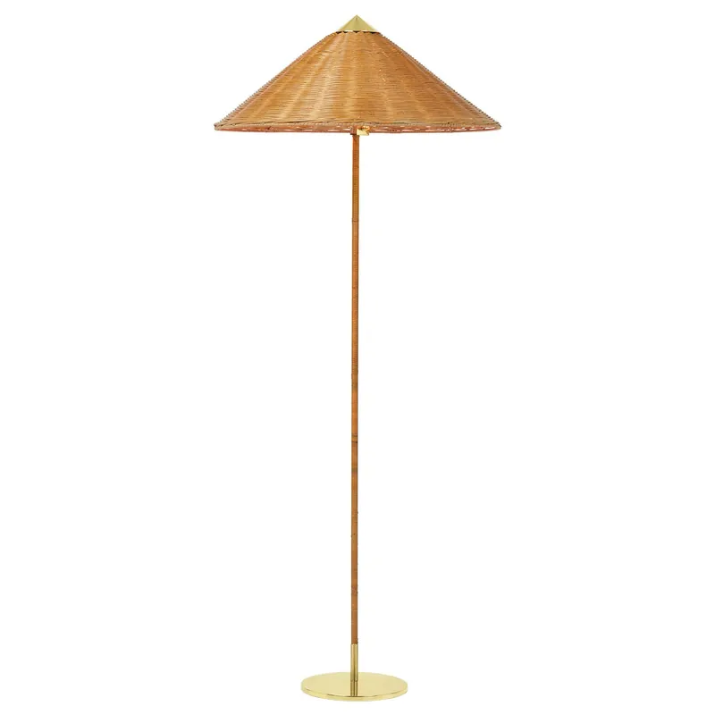 Snabb leverans 9602 Golvlampa, Wicker Willow