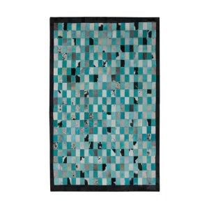 Matta Jaidan 140x200 cm Läder Blå/Grå - Textil & mattor Köp nu