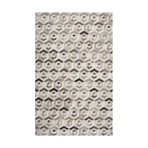 Tavak Matta 140x200 cm Läder/Beige/Brun - Textil & mattor Premium