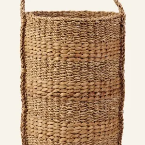 Tvättkorg natur - H50cm Ø37cm Nedsatt pris