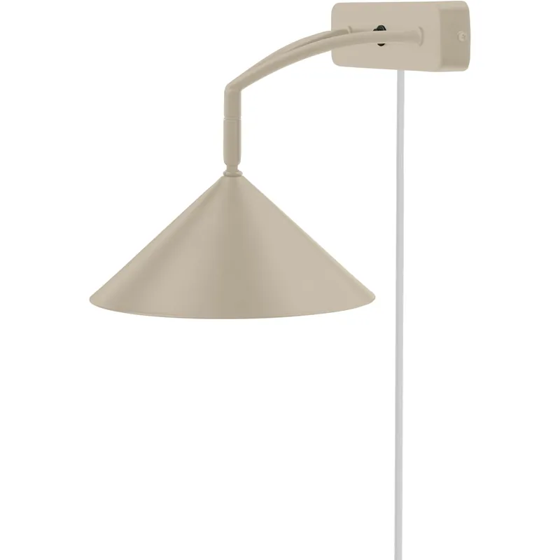 Beställ nu Curve Vägglampa, Beige
