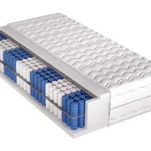 Bedly Superking Madrass 200x120x31cm Blå/Vit - Möbler Rea