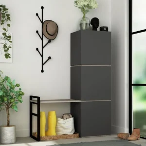 Sänkt pris Bodsjö Skoskåp 109 cm Grå/Brun - Förvaring