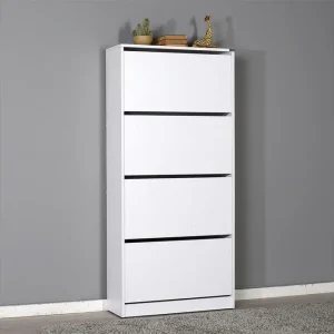 Skoskåp 73x157 cm Vit - Förvaring Kampanjpris