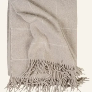 Pläd beige - 130x170 cm Billigare