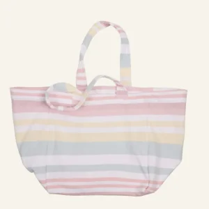 risnedsättning Strandväska multi/rosa - one size