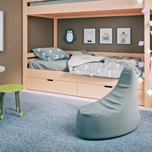 Lägg i varukorgen Ankala Sittpuff 90 cm Grå - Möbler