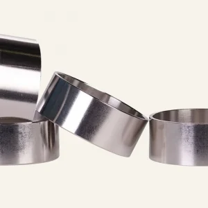 4-pack servettringar silver - ø4,5 Kampanj