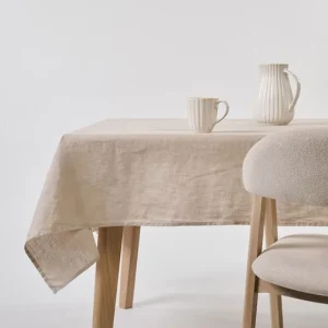 Linneduk natur - 140x350 cm Snabb leverans