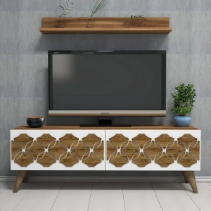 Erbjudande Hovdane TV-Möbelset 120 cm Brun - Möbler