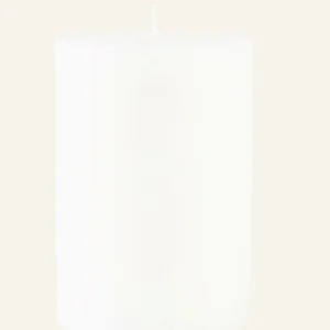 Blockljus vit - 6,8x15 cm Fri frakt