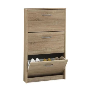 Begränsat erbjudande Scandinavian Choice Erida Skoskåp 59 cm Låg Ek - Förvaring