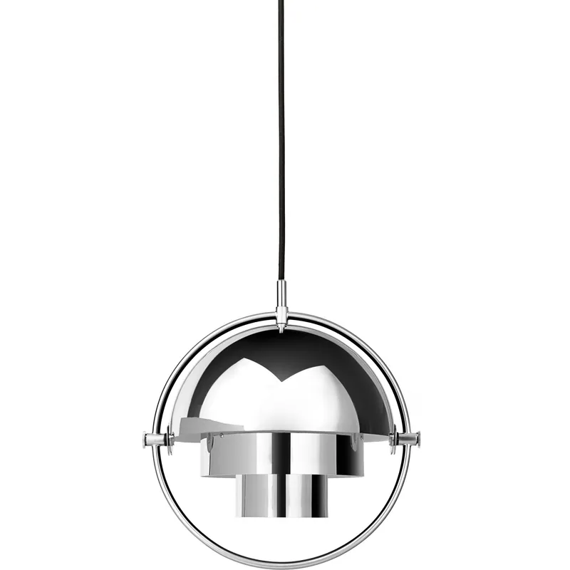 Fri frakt Multi-Lite Pendel Ø25,5 cm, Krom