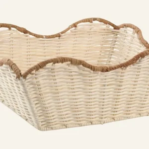 Korg ljus natur - 26x20x10,5 cm Sista chansen
