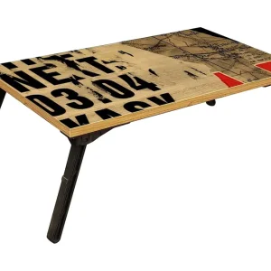 Bourdeau Laptopställ 25 cm Trä/natur/Svart - Förvaring Sänkt pris