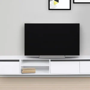 Endast denna vecka Belgium Tv-bänk 180 cm Vit - Möbler