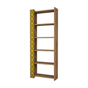 Hovdane Bokhylla 64 cm Brun/Gul - Förvaring Rabatter