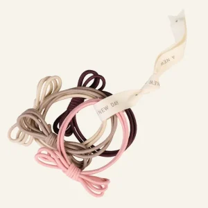 Handla nu 4 st. scrunchies multi/rosa - ø6cm