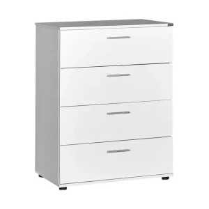 Rabatt Highboard 73x96 cm Vit - Förvaring