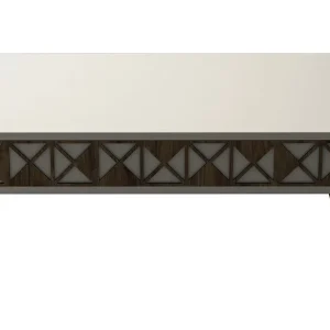 Muennink Soffbord 90 cm med Förvaring Hylla Krämvit/Brun - Möbler Lägg i varukorgen