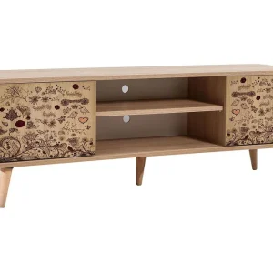 Vellavie Tv-bänk 140 cm Mönstrad - Möbler Bästa pris
