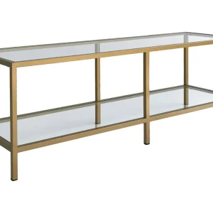 Condurso Tv-bänk 130 cm Guld - Möbler Beställ nu