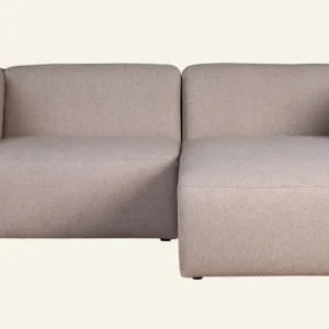 Bästa pris Modulsoffa 2 delar schäslong höger beige - 224x154x73 cm