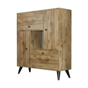 Highboard Zevenhoven 35x105 cm Valnöt - Förvaring Expressleverans