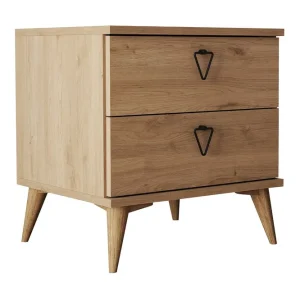 Sängbord Heerle 52 cm Natur - Möbler Snabb frakt