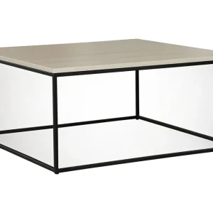 Kampanjpris Falan Soffbord 75 cm Vit/Svart - Möbler