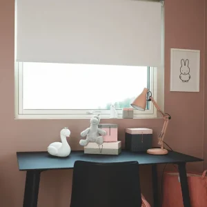 Sänkt pris Mörkläggande rullgardin trådlös vit - 80x185 cm
