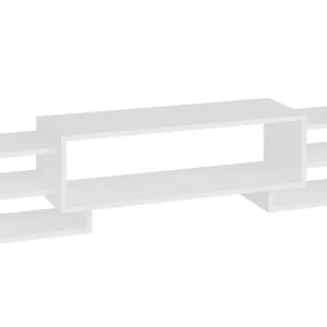 Begränsat antal Semoure Tv-bänk 90 cm Vit - Möbler