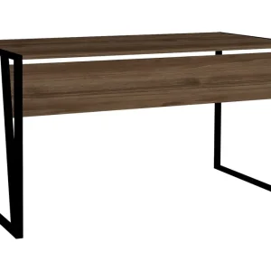 Extra rabatt Husada Skrivbord 140 cm Valnötsbrun/Svart - Möbler