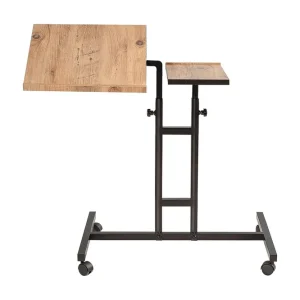 Säker betalning Morse Ståskrivbord 67 cm Trä/natur/Svart - Möbler