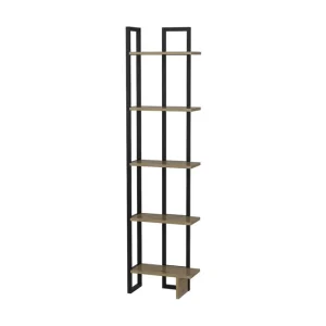 Hejde Bokhylla 45 cm Brun/Svart - Förvaring Fynd