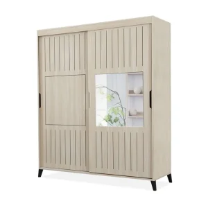 Comfortale Garderob 190 Ljus Trä - Förvaring Outlet