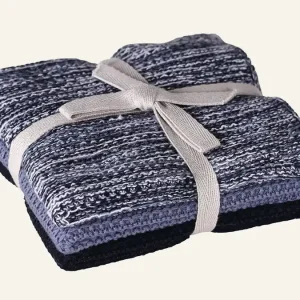Nyhet Handduk, 3-pack blå - 26x26 cm