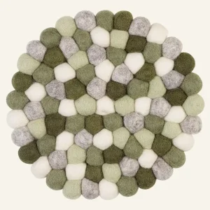 Grytunderlägg multi/grön - ø22 cm Sänkt pris