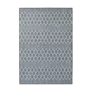 KM Home Madrid Bell Flatvävd Matta 160x230 Grå/Vit - Textil & mattor Nyhet