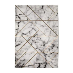 KM Home Ciril Marble Matta 160x230 Guld - Textil & mattor Reapris