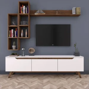 Sänkt pris Basic Home Virkesbo TV-Möbelset 180 cm Beige - Möbler