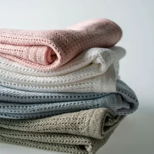 Snabb leverans Babypläd vit - 70x100 cm