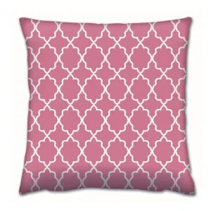 Beställ idag Gravel Kudde 43x43 cm Rosa/Vit - Textil & mattor
