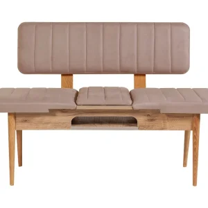 Valsot Sittbänk 110 cm Trä/natur/Grå - Möbler Lägg i varukorgen