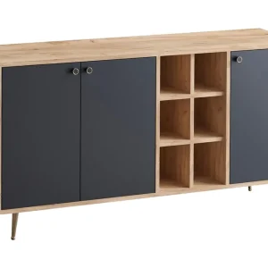 Sideboard 40x140 cm Natur/Antracit - Förvaring Erbjudandepris
