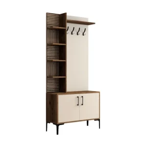Schmida Hallmöbelset 90 cm Mörkbrun/Beige - Möbler Populär